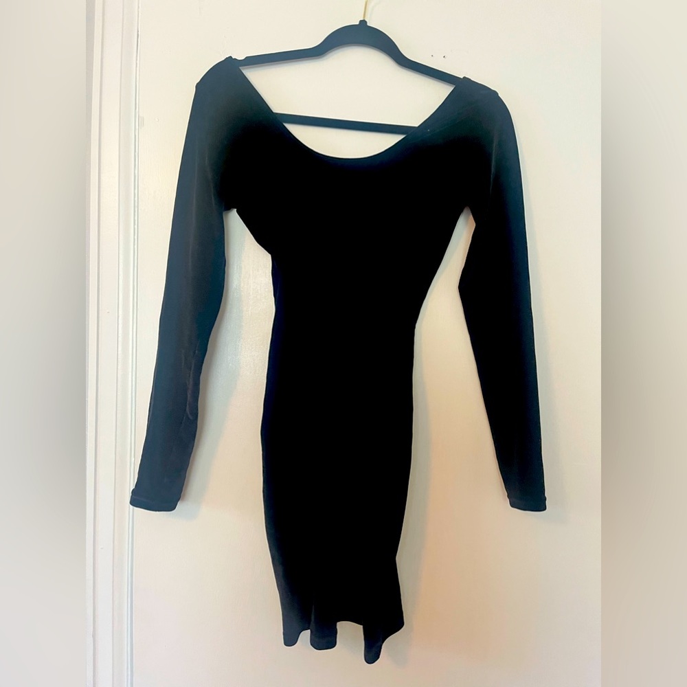 American Apparel Bodycon Velvet Mini Dress